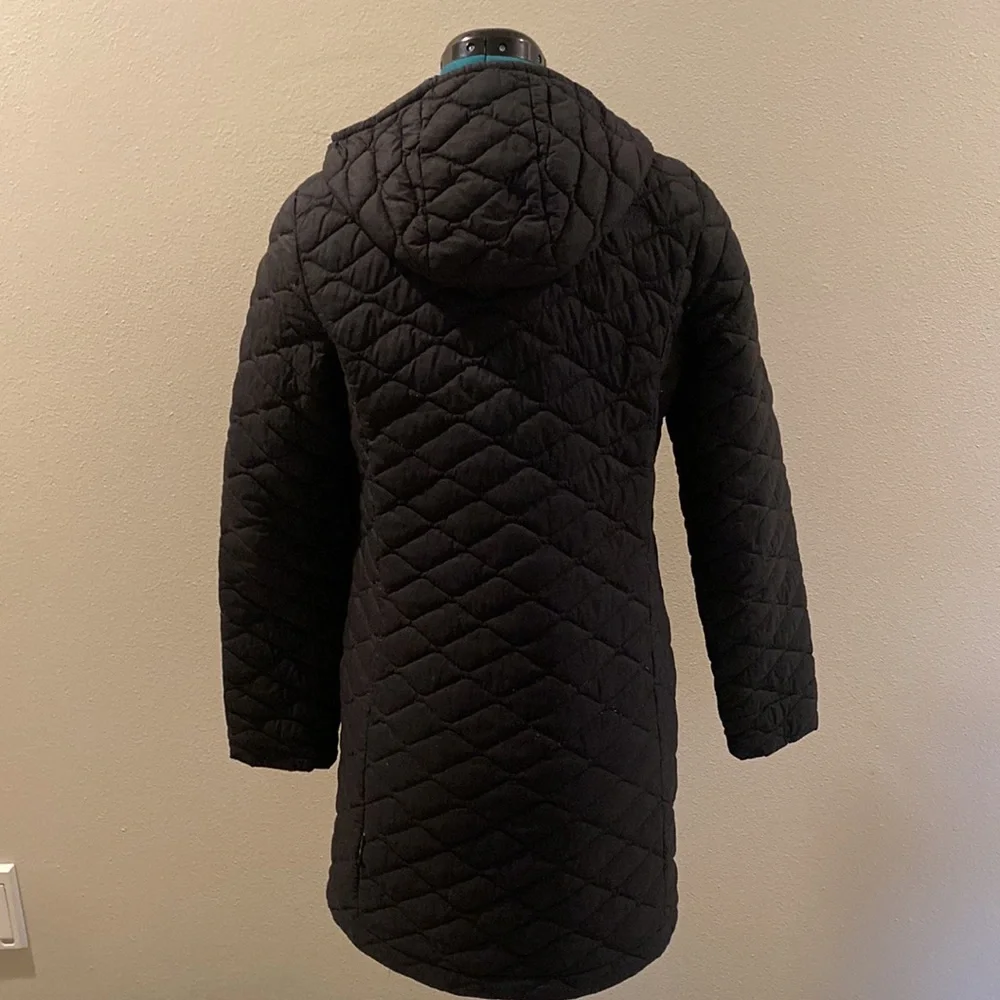 NORTH FACE quilted hooded jacket in size small - Picture 2 of 4